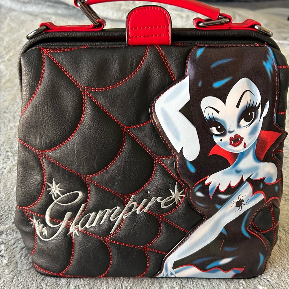 Kreepsville Glampire Goth Purse! Used once in Vegas! Comes with storage bag,